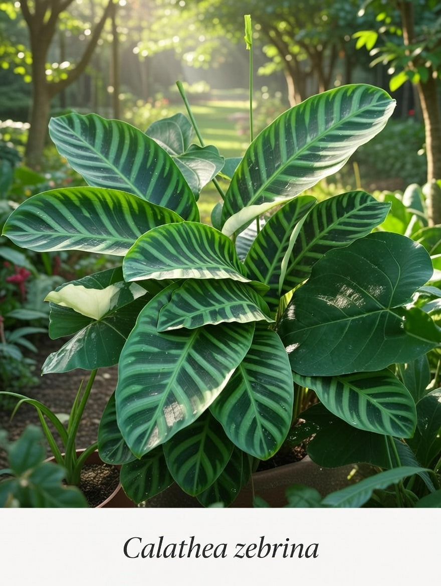 Calathea Zebrina (Planta Cebra)
